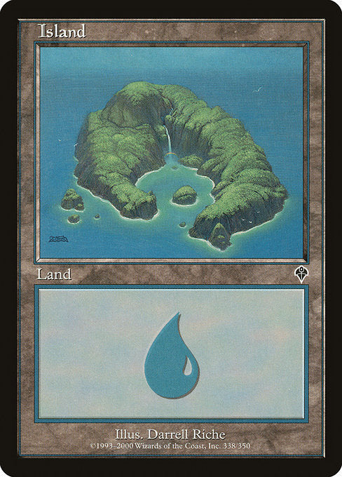 (英)【Foil】島 / Island【INV】 No.338