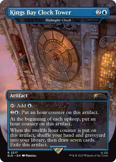 (英)Kings Bay Clock Tower[真夜中の時計 / Midnight Clock]【SLD】 Secret Lair x Uncharted No.2217