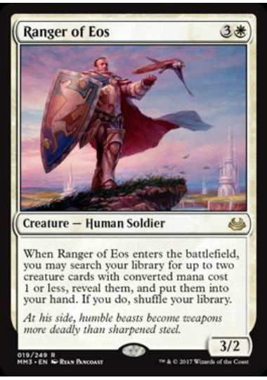 (英)【Foil】イーオスのレインジャー / Ranger of Eos【MM3】 No.019