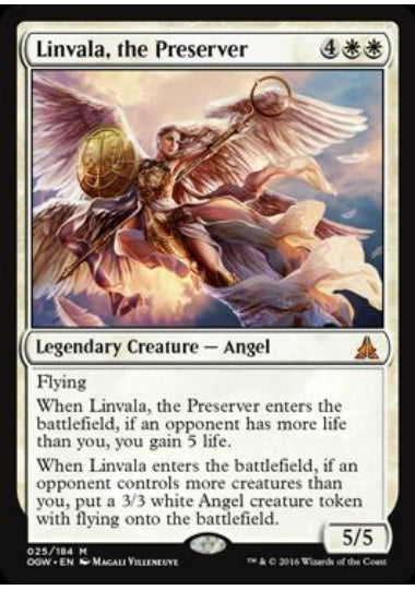 (英)保護者、リンヴァーラ / Linvala, the Preserver【OGW】 No.025