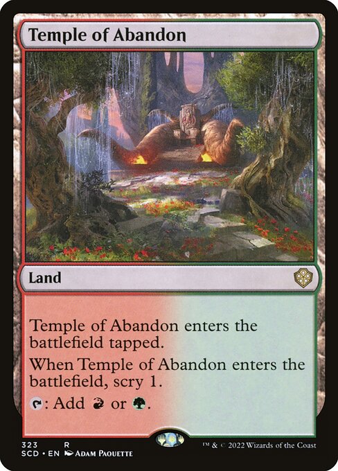 (日)奔放の神殿 / Temple of Abandon【SCD】 No.323