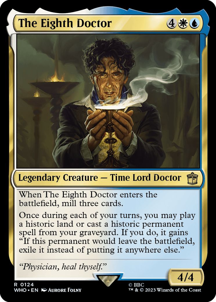 (英)【Foil】８代目ドクター / The Eighth Doctor【WHO】 No.0124