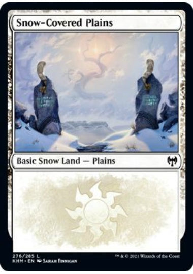 (英)【Foil】冠雪の平地 / Snow-Covered Plains【KHM】 No.276