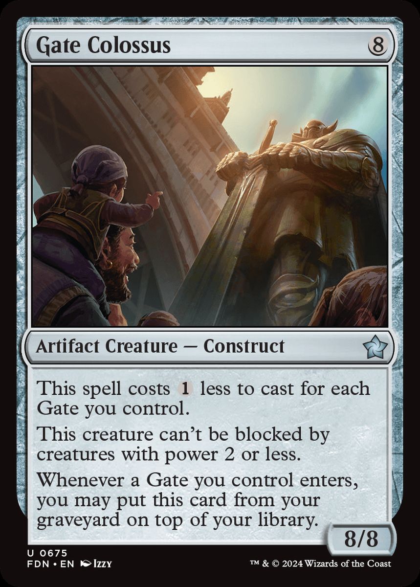 (英)門の巨像 / Gate Colossus【FDN】 Starter Collection収録 No.675