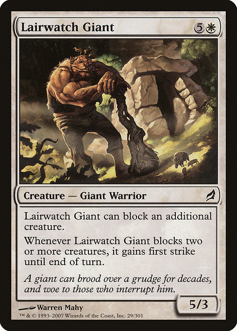 (英)【Foil】住処見張りの巨人 / Lairwatch Giant【LRW】 No.029
