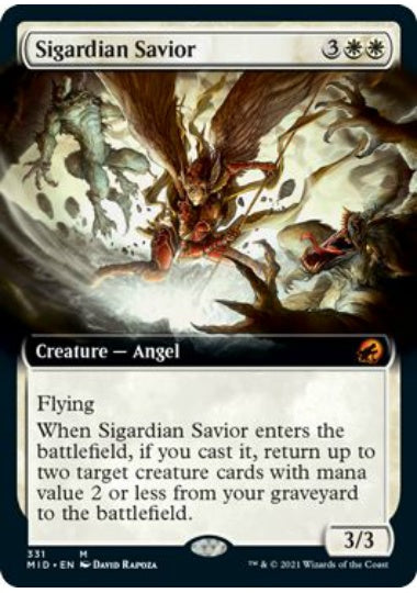 (英)【Foil】シガルダ教の救済者 / Sigardian Savior ★拡張枠★ 【MID】 No.331