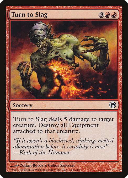 (英)【Foil】金屑化 / Turn to Slag【SOM】 No.106