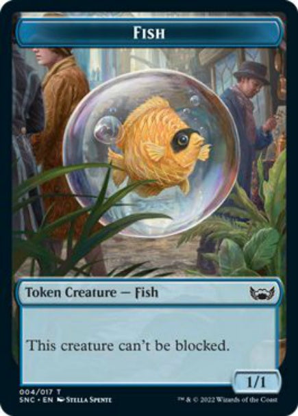 (英)魚トークン / Fish Token【SNC-TOKEN】 No.004