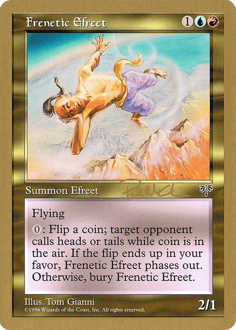 (英)熱狂のイフリート / Frenetic Efreet【WC97】 World Championship Decks 1997 Paul McCabe 金枠 No.076