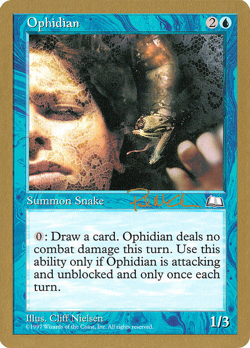 (英)知恵の蛇 / Ophidian【WC97】 World Championship Decks 1997 Paul McCabe 金枠 No.024