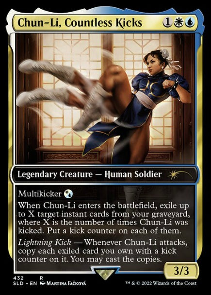 (英)Chun-Li, Countless Kicks【SLD】 Secret Lair x Street Fighter No.432