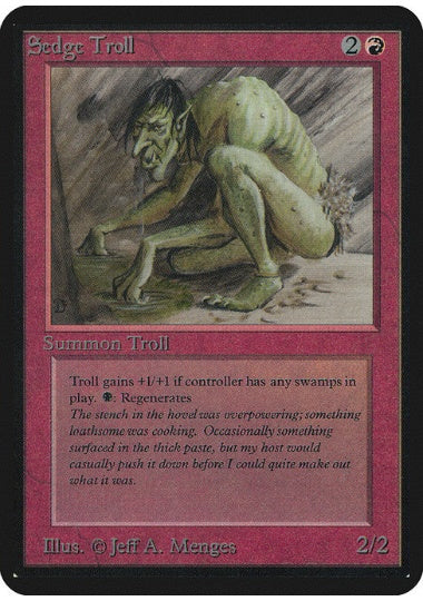 (英)Sedge Troll【ALPHA】 No.172