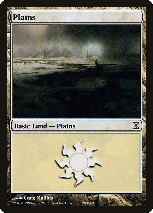 (英)【Foil】平地 / Plains【TSP】 No.283