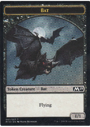 (英)コウモリトークン / Bat Token【M19-TOKEN】 No.007