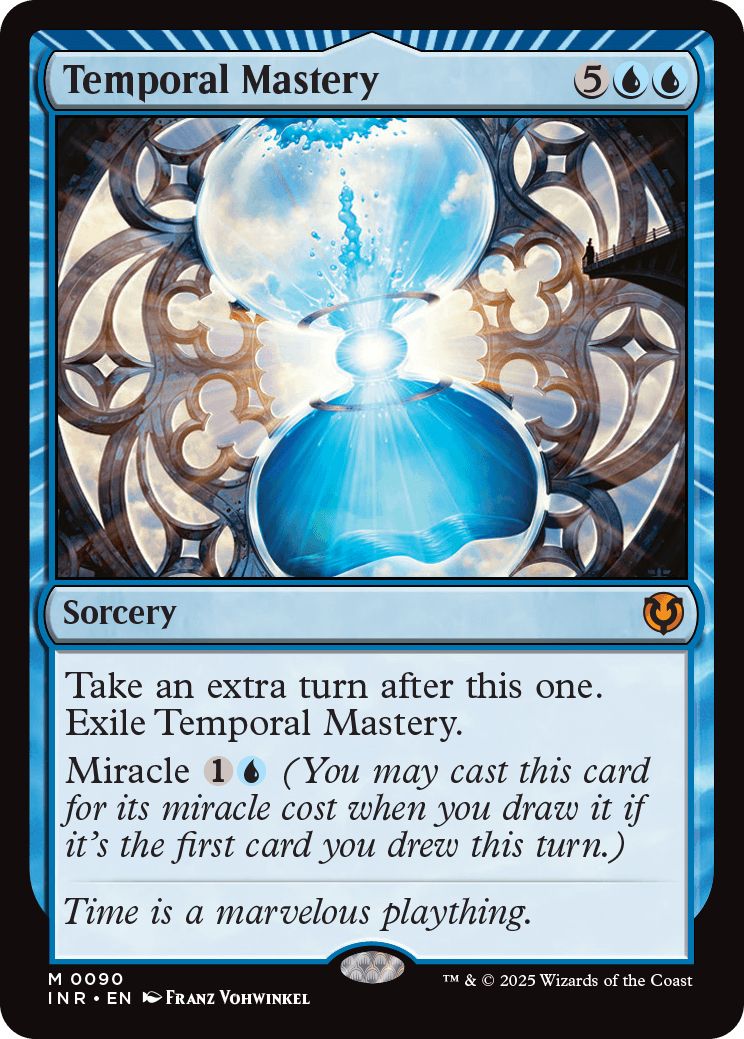 (英)【Foil】時間の熟達 / Temporal Mastery【INR】 No.090