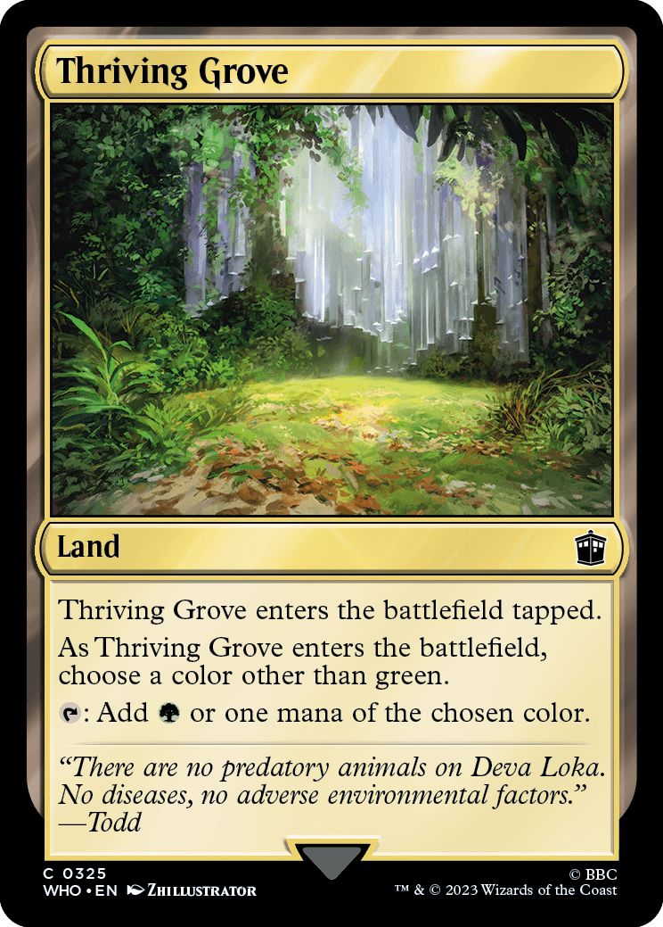 (英)【Foil】興隆する木立 / Thriving Grove【WHO】 No.0325