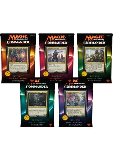 (英)統率者2016 デッキ5個セット / Commander 2016【BOX】 ※発送方法は「ゆうパック」を選択してください。