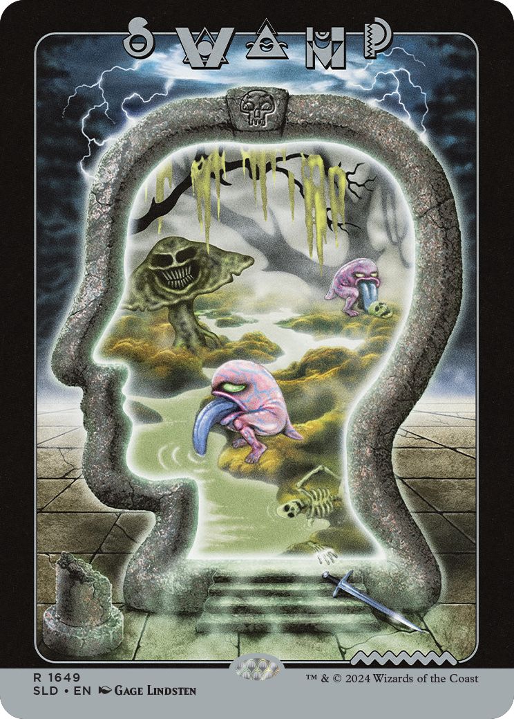 (英)沼 / Swamp【SLD】 Secret Lair x Brain Dead: Lands No.1649