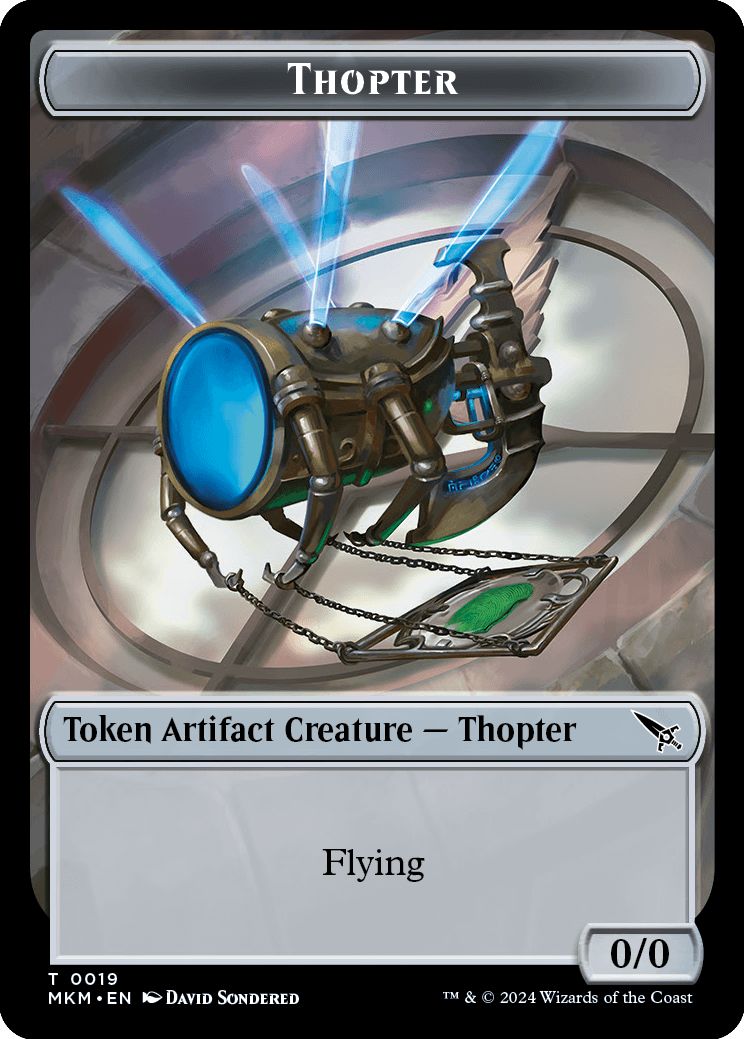 (英)飛行機械トークン / Thopter Token【MKM-TOKEN】 No.019