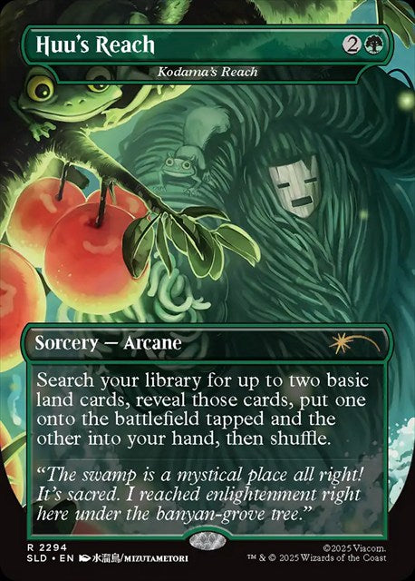 (英)【Foil】Huu's Reach[木霊の手の内 / Kodama's Reach]【SLD】 Secret Lair x Avatar: The Last Airbender | A Lot to Learn No.2294