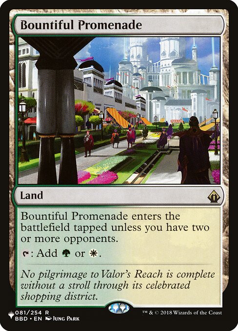 (英)豪勢な大通り / Bountiful Promenade【BBD】 PWシンボル付き再販 No.081