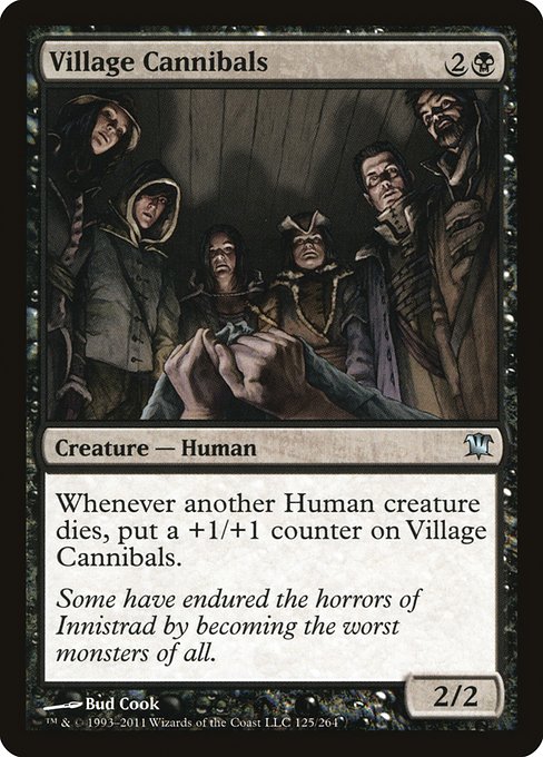(英)【Foil】村の食人者 / Village Cannibals【ISD】 No.125