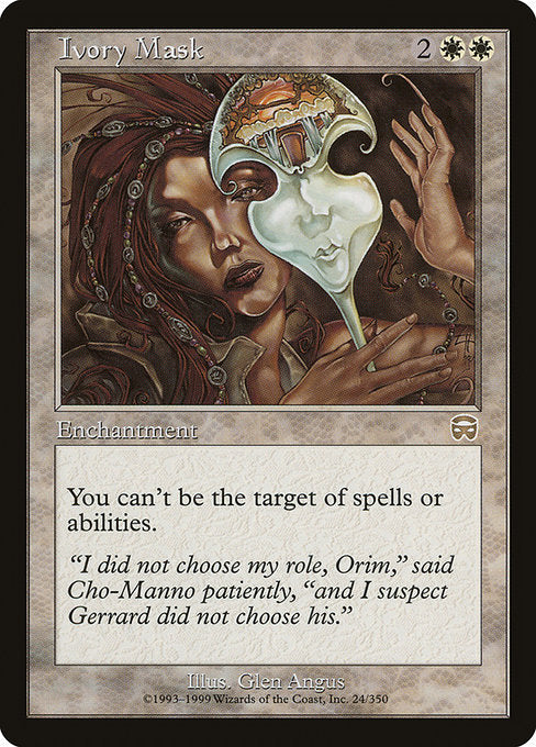 (英)【Foil】象牙の仮面 / Ivory Mask【MMQ】 No.024
