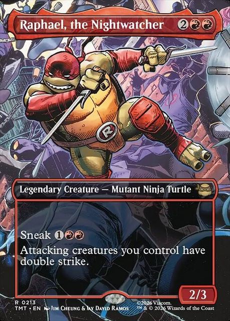 (英)ナイトウォッチャー、ラファエロ / Raphael, the Nightwatcher ★ボーダーレス★(シーン・カード) 【TMT】 No.213