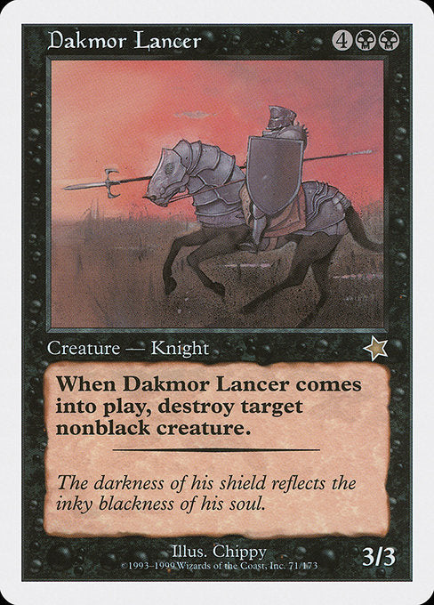 (英)ダクムーアの槍騎兵 / Dakmor Lancer【S99】 No.071