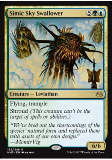 (英)【Foil】シミックの空呑み / Simic Sky Swallower【MM3】 No.182