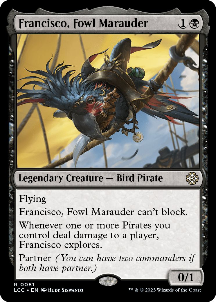 (英)鸚鵡の匪賊、フランシスコ / Francisco, Fowl Marauder【LCC】 No.081