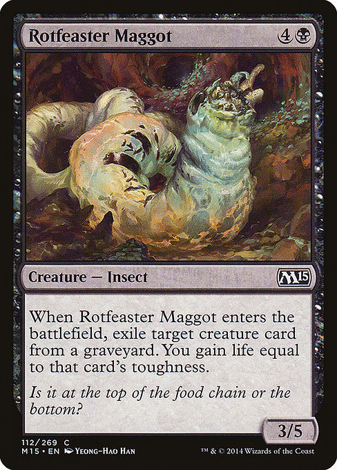 (英)【Foil】腐敗喰いの蛆 / Rotfeaster Maggot【M15】 No.112