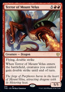 (英)ヴェリュス山の恐怖 / Terror of Mount Velus【THB】 テーマ・ブースター収録 No.295