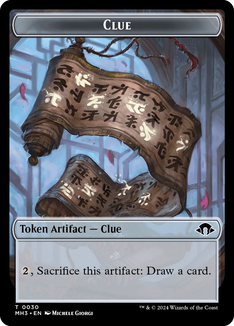 (英)手掛かりトークン / Clue Token【MH3-TOKEN】 No.030