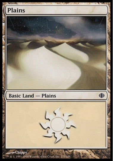 (英)【Foil】平地 / Plains【ALA】 No.233