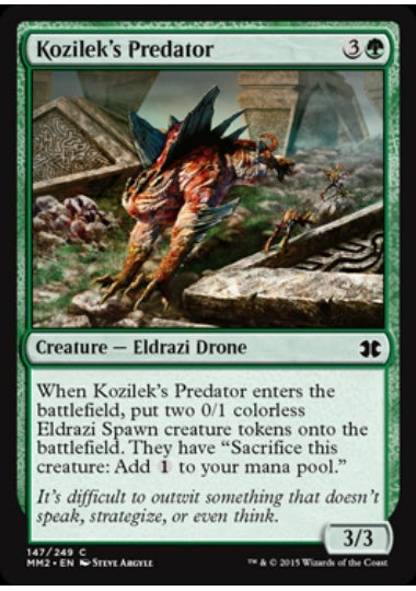 (英)【Foil】コジレックの捕食者 / Kozilek's Predator【MM2】 No.147