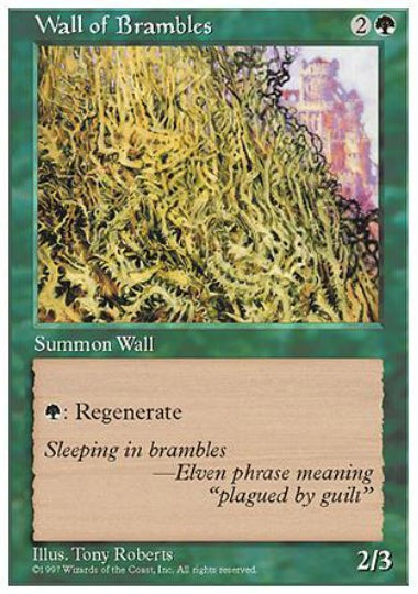(英)茨の壁 / Wall of Brambles【5ED】 No.338