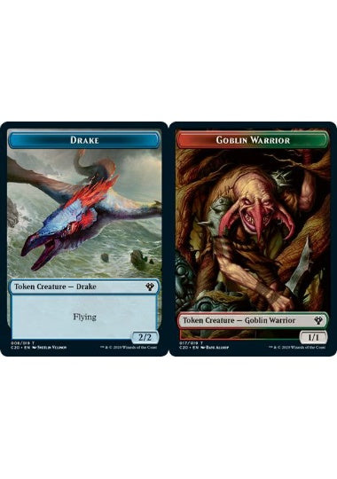 (英)ドレイクトークン / Drake Token No.008 - ゴブリン・戦士トークン / Goblin Warrior Token【C20-TOKEN】 No.017