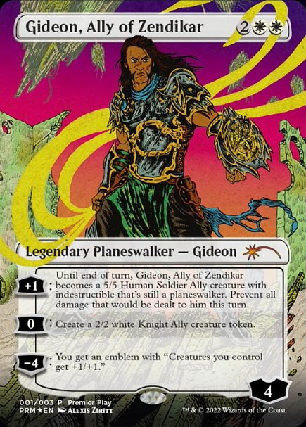 (英)【Foil】ゼンディカーの同盟者、ギデオン / Gideon, Ally of Zendikar【PRM】チャンピオンズカッププロモ No.091