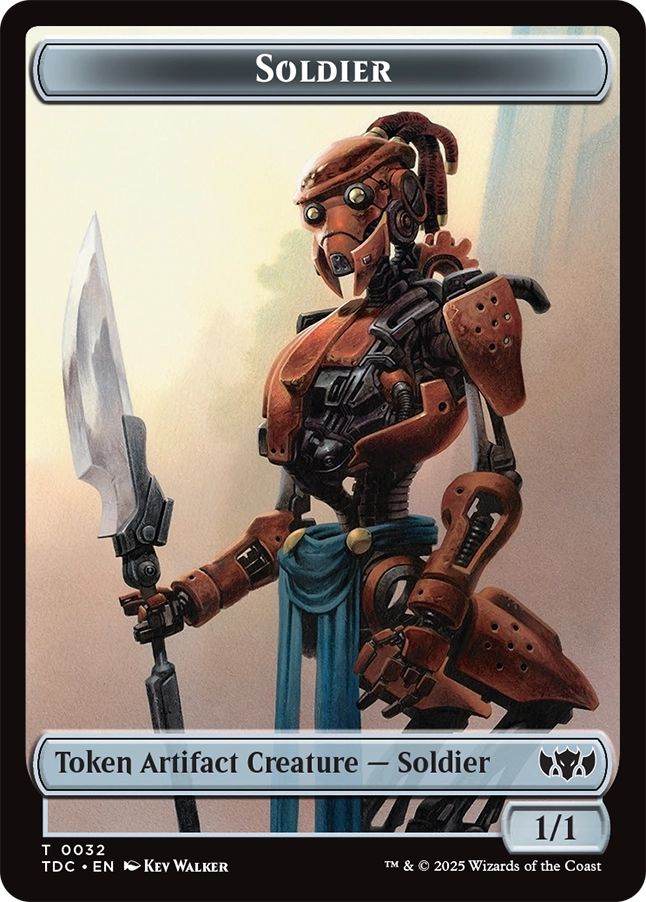 (英)兵士トークン / Soldier Token No.032 - コピートークン / Copy Token【TDC-TOKEN】 No.001