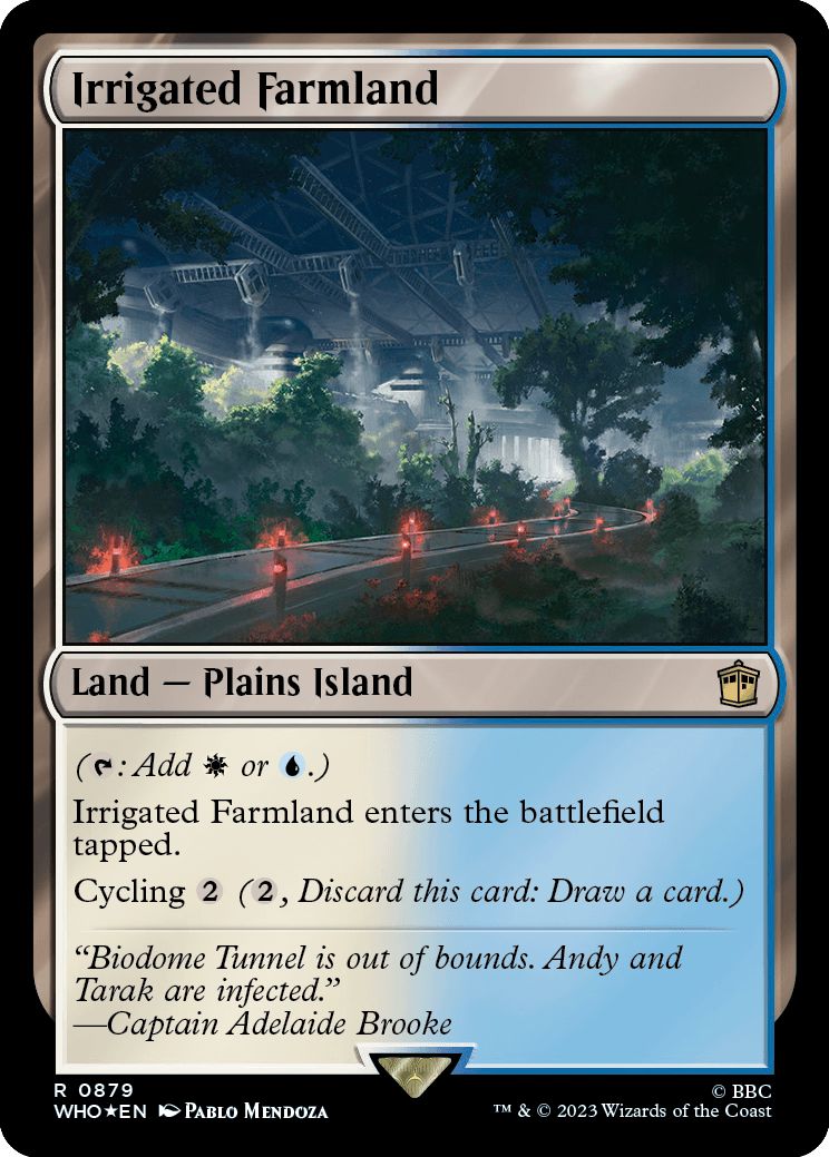 (英)【Surge-Foil】灌漑農地 / Irrigated Farmland【WHO】 No.0879