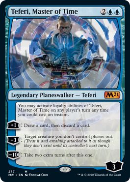 (英)時の支配者、テフェリー / Teferi, Master of Time【M21】 No.277