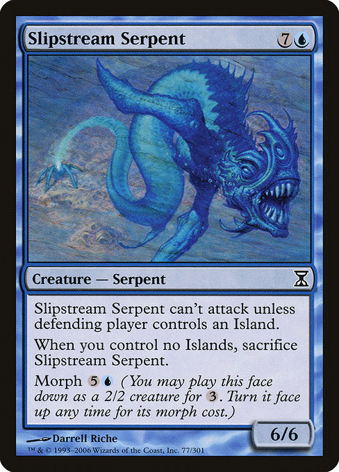 (英)【Foil】流水の海蛇 / Slipstream Serpent【TSP】 No.077