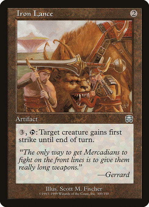 (英)【Foil】鉄槍 / Iron Lance【MMQ】 No.300