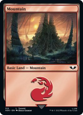 (英)【Surge-Foil】山 / Mountain【40K】 No.315