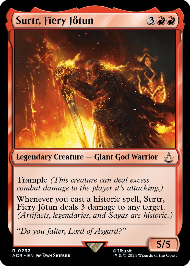(英)Surtr, Fiery Jotun【ACR】 スターターキット収録 No.293