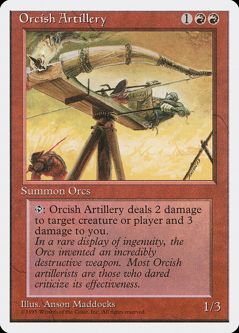 (英)オーク弩弓隊 / Orcish Artillery【4ED】 No.214