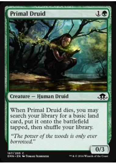 (英)原初のドルイド / Primal Druid【EMN】 No.167