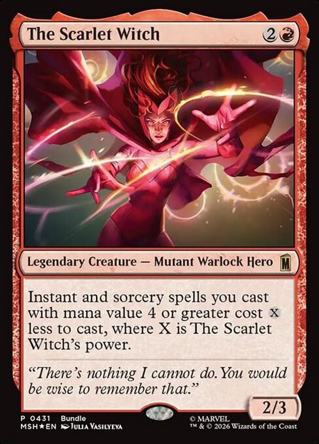 (英)【Foil】The Scarlet Witch / The Scarlet Witch【MSH】 No.431