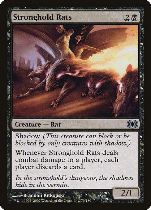 (英)【Foil】要塞の鼠 / Stronghold Rats【FUT】 No.079